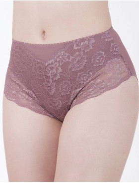 Высокие трусы слипы Elli 420 кофейно-розовый, Цвет: кофейно-розовый, Размеры: L