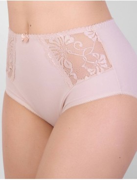 Высокие трусы слипы Elli 621 серебристый пион, Цвет: серебристый пион, Размеры: XL