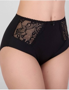 Высокие трусы слипы Elli 621 черный, Цвет: черный, Размеры: XL