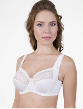 Бюстгальтер мягкий с подкроем Elli 1010 белый, Цвет: белый, Размеры: 90I, изображение 2