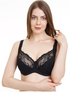 Бюстгальтер полумягкий Elli 9000 черный, Цвет: черный, Размеры: 75H, изображение 6