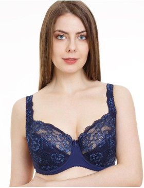 Бюстгальтер полумягкий Elli 9000 темно-синий, Цвет: темно-синий, Размеры: 75H, изображение 6