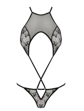 Соблазнительное боди Passion AZALIA BODY, Цвет: черный, Размеры: L/XL, изображение 3