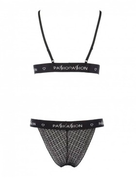 Соблазнительный комплект Passion GLAMISS SET black, Цвет: черный, Размеры: L/XL, изображение 4