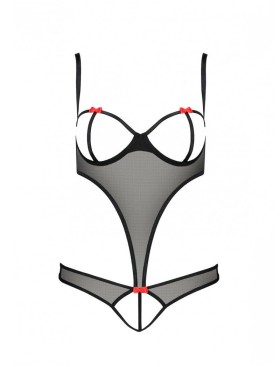 Соблазнительное боди Passion HEIDI BODY, Цвет: черный, Размеры: L/XL, изображение 3