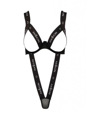 Дерзкое боди Passion KYOUKA BODY black, Цвет: черный, Размеры: 2XL/3XL, изображение 3