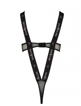 Дерзкое боди Passion KYOUKA BODY black, Цвет: черный, Размеры: 2XL/3XL, изображение 4