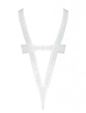 Дерзкое боди Passion KYOUKA BODY white, Цвет: белый, Размеры: 2XL/3XL, изображение 3