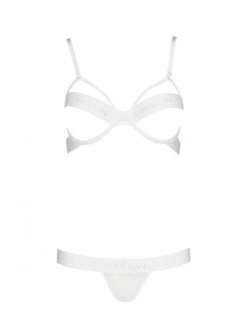 Эротический комплект Passion KYOUKA SET white, Цвет: белый, Размеры: 2XL/3XL, изображение 3