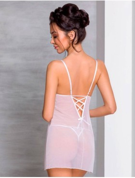Сексуальная сорочка Passion LOVELIA CHEMISE white, Цвет: белый, Размеры: S/M, изображение 2