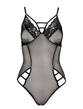 Соблазнительное боди Passion MELANIA BODY, Цвет: черный, Размеры: S/M, изображение 3