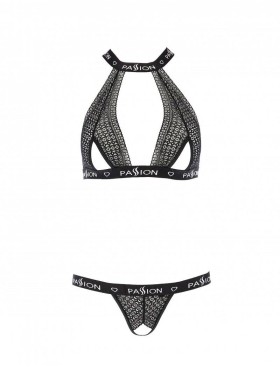 Сексуальный комплект Passion MIRAJANE SET, Цвет: черный, Размеры: 2XL/3XL, изображение 3