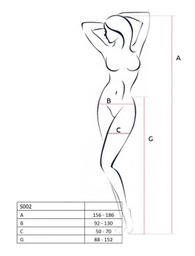 Сексуальные колготки Passion S 002 red, Цвет: красный, Размеры: S/M, изображение 3