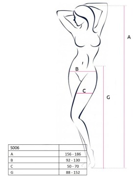 Сексуальные колготки Passion S 006 red, Цвет: красный, Размеры: S/M, изображение 3