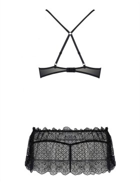 Сексуальная сорочка Passion YONA CHEMISE, Цвет: черный, Размеры: 2XL/3XL, изображение 4