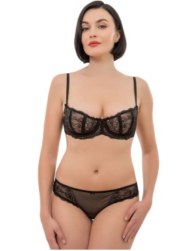 Трусы бразилиана Primaverina AMELIA PN-217 черный, Цвет: черный, Размеры: XL, изображение 3