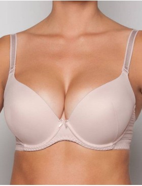 Бюстгальтер балконет с пуш-ап гелем Albina L SILUET 1768 серебристый пион, Цвет: серебристый пион, Размеры: 80C