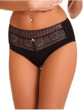 Трусы слипы миди Alles LETIZIA figi черный, Цвет: черный, Размеры: S