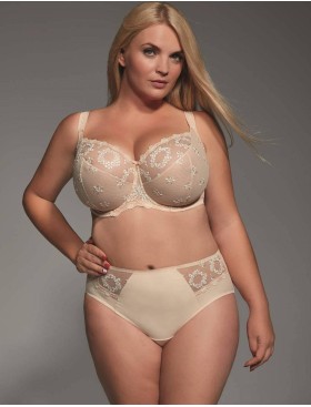 Трусы слипы миди Kris Line FORTUNA COFFEE briefsmidi, Цвет: телесный, Размеры: 4XL, изображение 2