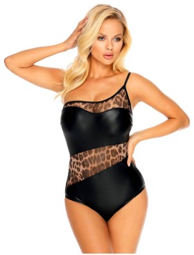 Слитный купальник с открытой спиной Etna ABBY-2/GW kol.B01, Цвет: черный, Размеры: S