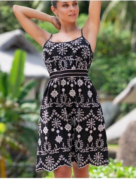 Сарафан хлопковый Mia-Amore NOIR 1330, Цвет: черный, Размеры: S, изображение 3