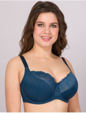 Бюстгальтер мягкий Milavitsa 102830 / 112830 cиний топаз, Цвет: cиний топаз, Размеры: 75E, изображение 6