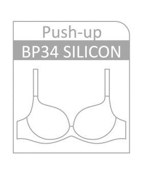 Бюстгальтер балконет с гелевым пуш-ап Nipplex ELENI P-UP, Цвет: капучино, Размеры: 70F, изображение 5