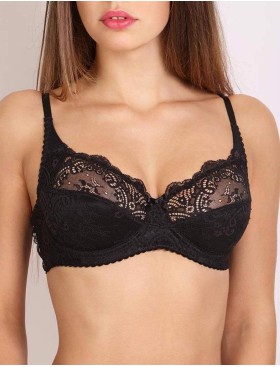 Бюстгальтер мягкий с подкроем Orhideja 537-345 черный, Цвет: черный, Размеры: 80C