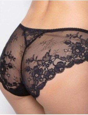 Кружевные трусы слипы Orhideja 710-250 черный, Цвет: черный, Размеры: 2XL, изображение 2