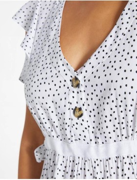 Пляжное платье Ysabel Mora 85717 белый/черный, Цвет: белый/черный, Размеры: L, изображение 3