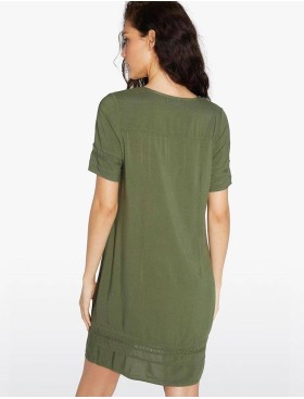 Легкое платье на пуговицах Ysabel Mora 85784, Цвет: хаки, Размеры: L, изображение 2