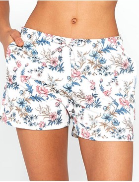 Шорты женские домашние Cornette 609 экрю/синий, Цвет: экрю/синий, Размеры: S, изображение 2