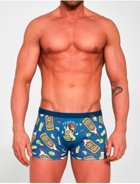 Трусы-боксеры Cornette TATTOO MINI 280-5 синий/желтый, Цвет: синий/желтый, Размеры: S, изображение 2