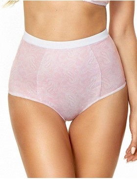 Высокие трусы слипы Kinga LULA 593/2-P, Цвет: светло-розовый, Размеры: M