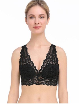 Кружевной бралетт Mioocchi VIVIAN 7585 nero, Цвет: nero (черный), Размеры: 70B