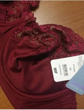 Бюстгальтер мягкий Simona M 912 бордо, Цвет: бордо, Размеры: 75H, изображение 5