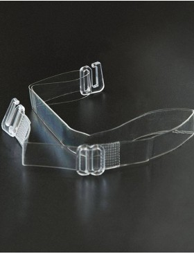 Бретели силиконовые 10 мм с пластиковым крючком Coquette Revue 38002, Цвет: бесцветный, Размеры: UN