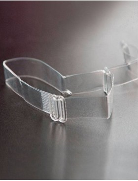 Бретели силиконовые 12 мм с пластиковым крючком Coquette Revue 38004, Цвет: бесцветный, Размеры: UN