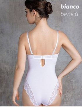 Моделирующее боди с формованной чашкой Mioocchi VIVIAN 7591 nero, Цвет: nero (черный), Размеры: 70B, изображение 3