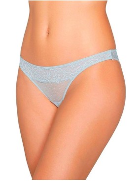 Кружевные трусы слипы Ysabel Mora INTIMATES 19218 MINI серо-голубой, Цвет: серо-голубой, Размеры: S