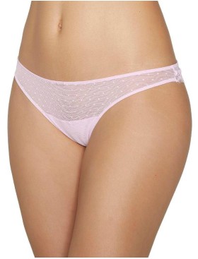 Кружевные трусы стринги Ysabel Mora INTIMATES 19220 светло-розовый, Цвет: светло-розовый, Размеры: S