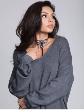 Бретель тканевая декоративная Julimex COCARDE, Цвет: черный, Размеры: UN, изображение 2