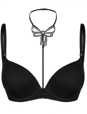 Бретель тканевая декоративная Julimex COCARDE, Цвет: черный, Размеры: UN, изображение 3