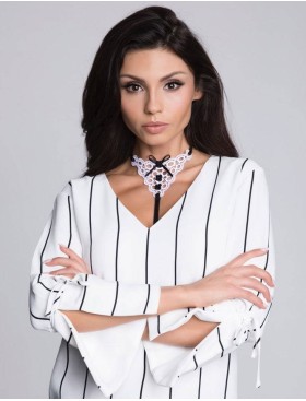 Бретель тканевая декоративная Julimex COLLET белый, Цвета: белый, Размеры: UN