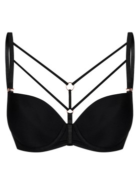 Бретель тканевая декоративная Julimex LINK Decollete, Цвета: черный/золото, Размеры: UN, изображение 2