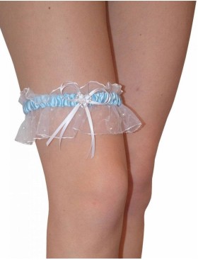 Подвязка на ногу Julimex PW-26 SEWILLA, Цвет: голубой, Размеры: UN, изображение 2