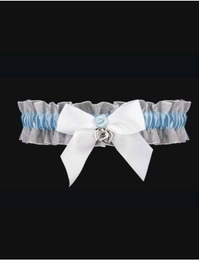 Подвязка на ногу Julimex PW-56 ISLAMABAD, Цвет: белый/голубой, Размеры: UN