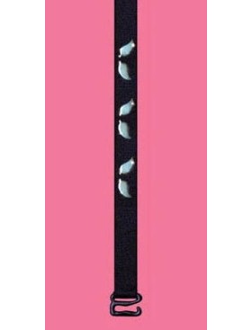 Бретельки тканевые с украшением Julimex RB-315 10мм, Цвет: черный, Размеры: UN, изображение 3