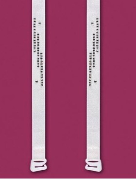 Бретельки тканевые с украшением Julimex RB-375 10мм, Цвет: белый, Размеры: UN, изображение 2