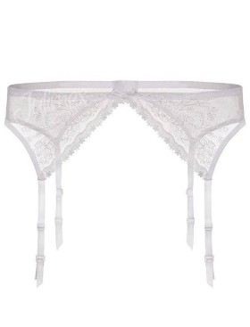 Пояс для чулок Julimex ROSE PAS белый, Цвет: белый, Размеры: S, изображение 3